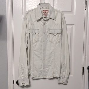 True Religion XXXL snap button shirt
